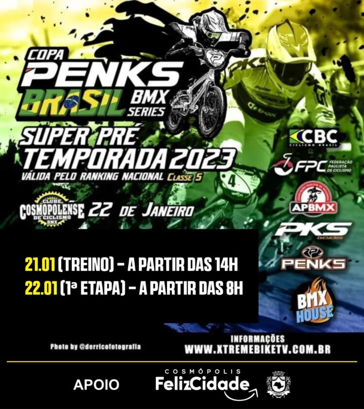 1ª Etapa da Copa Penks Brasil de BMX’.