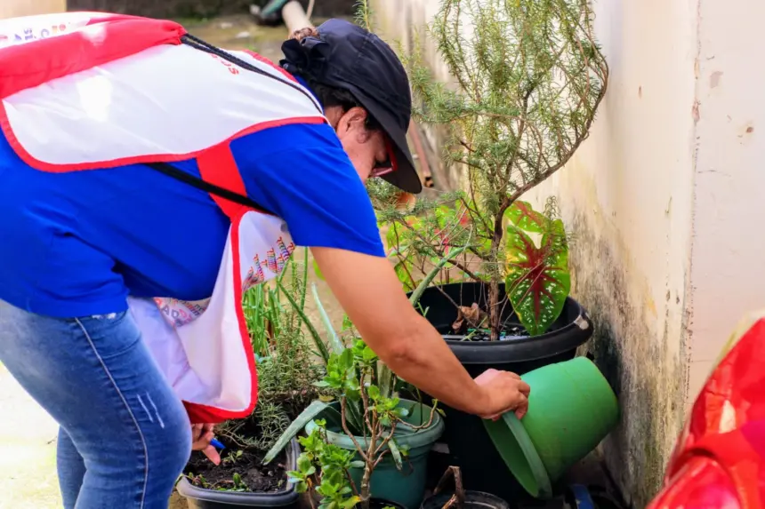 Mutirão contra a Dengue realizado no Jardim do Sol