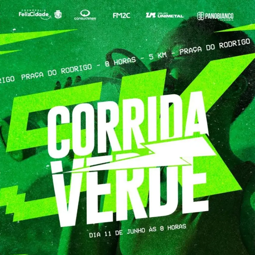 Corrida Verde tem inscrições presenciais já abertas!!