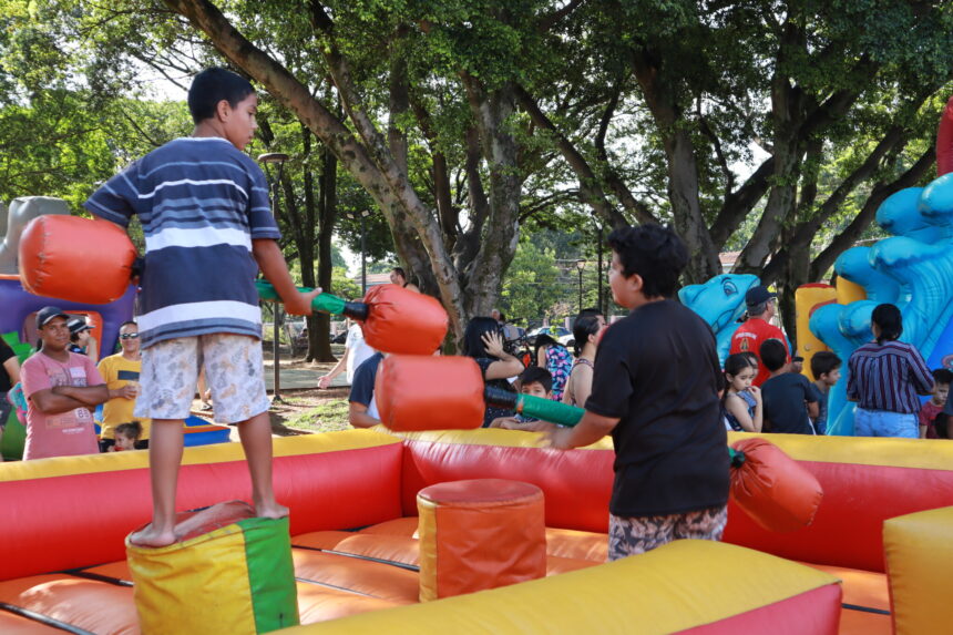 ‘Brincando na Praça’ celebra os 54 anos da Guarda Municipal de Cosmópolis