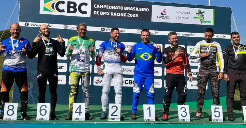 Pilotos cosmopolenses são classificados em campeonato nacional de BMX