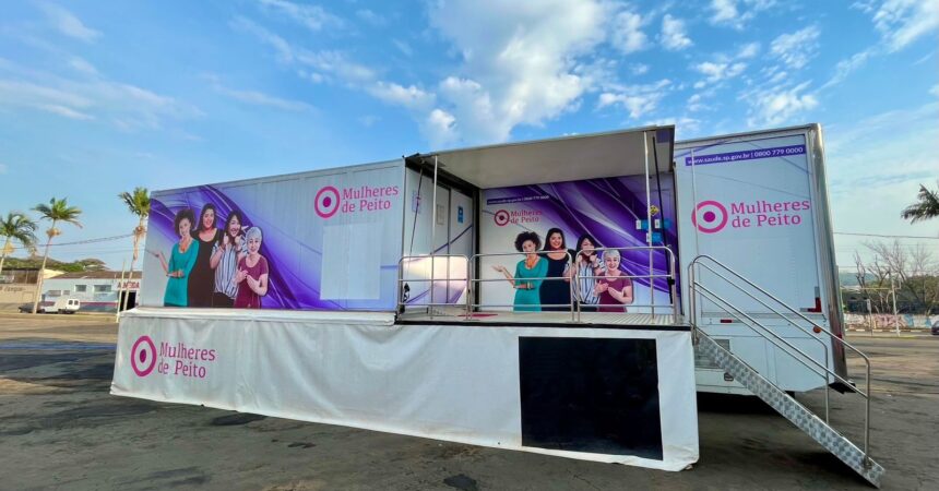 Carreta da Mamografia inicia atendimentos gratuitos na ‘Praça da Cultura’