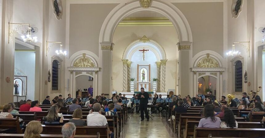 Concerto da Banda Municipal celebrou os 108 anos de fundação da ‘Igreja Matriz’