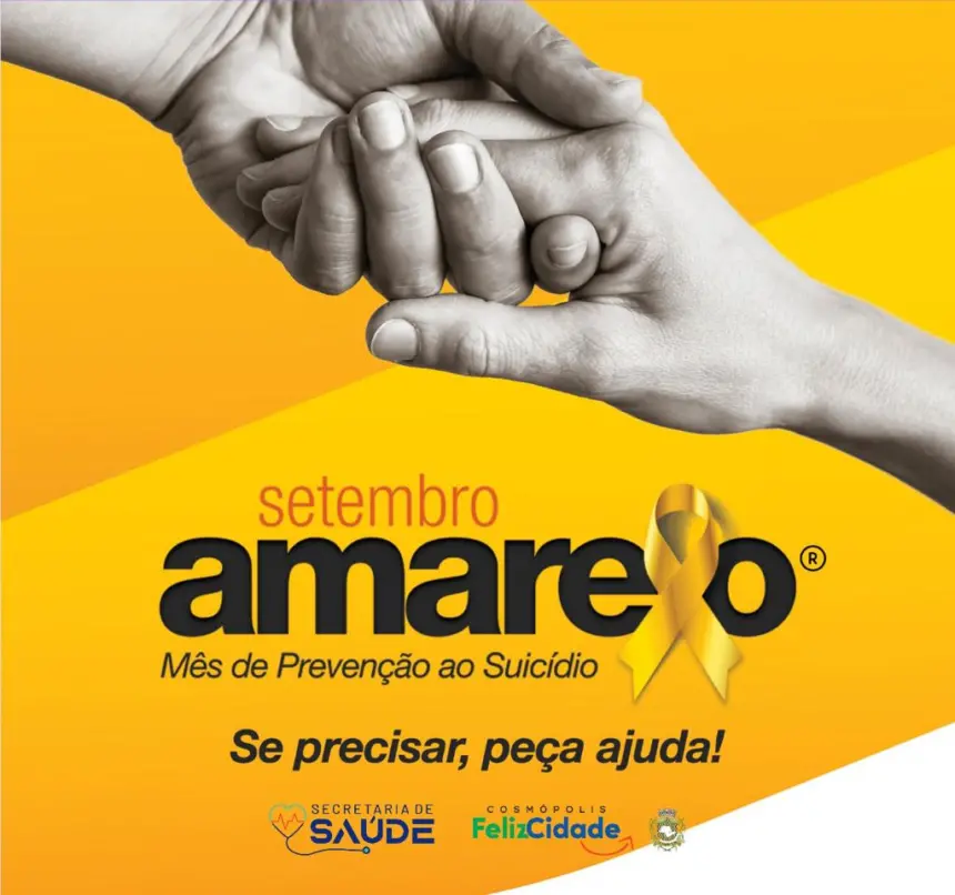 Setembro Amarelo’, mês de prevenção contra o suicído