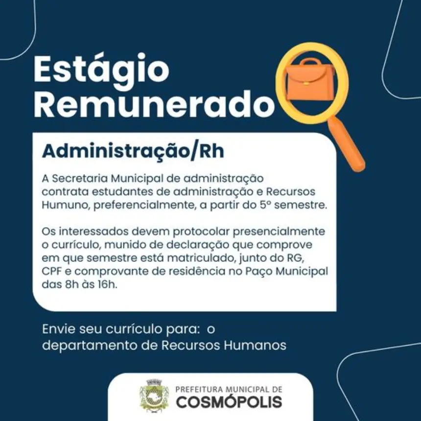 Oportunidade de emprego