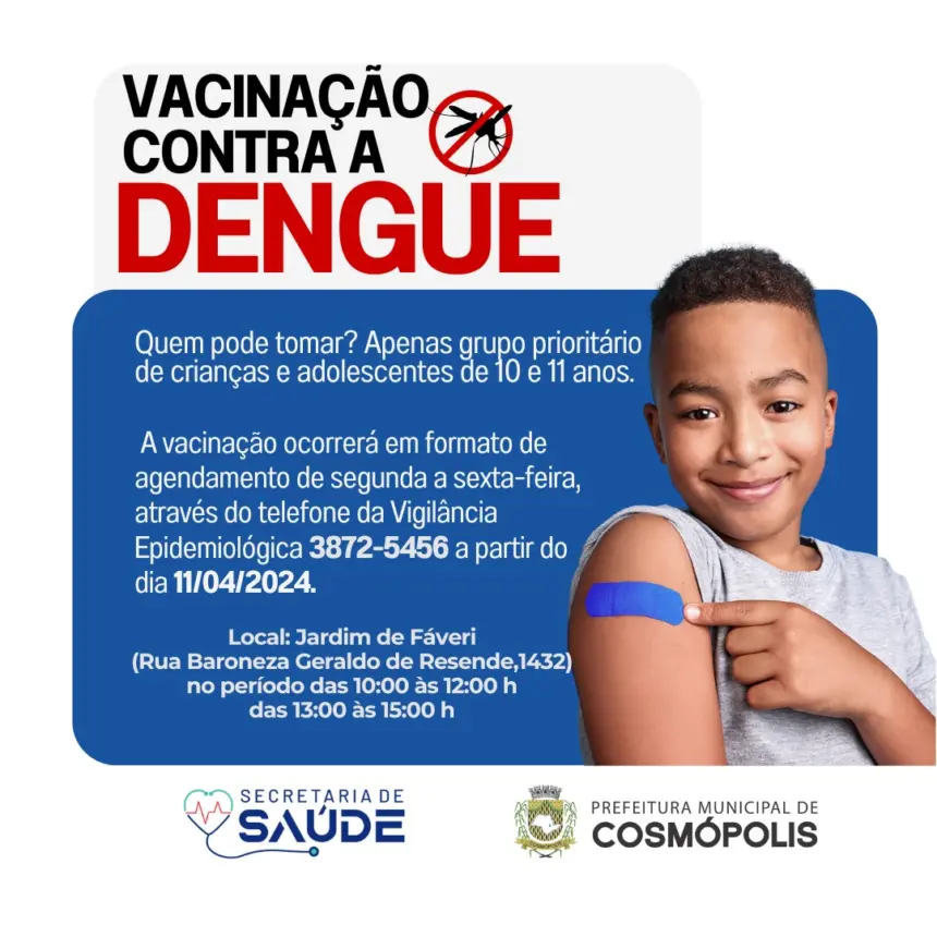 Vacinação contra a dengue