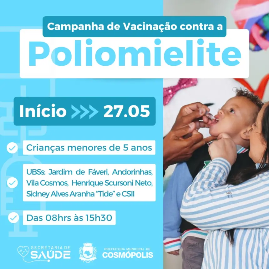 Campanha de Vacinação contra a Poliomielite