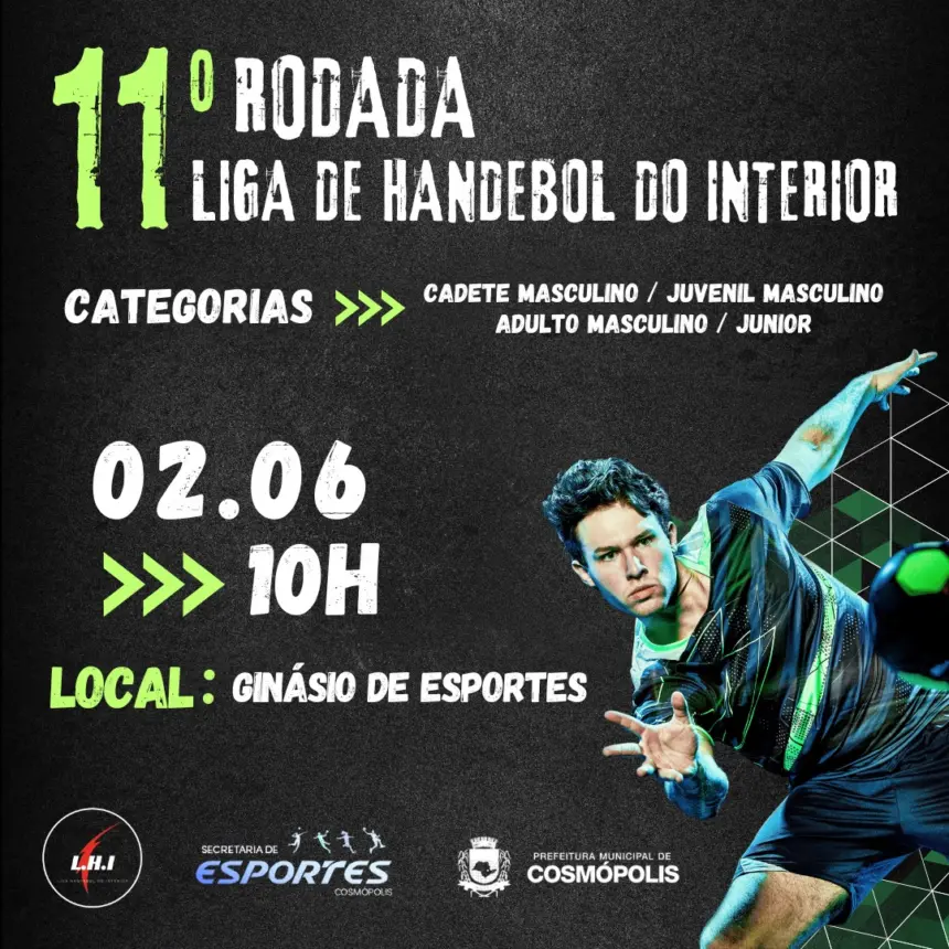 11º Rodada Liga de Handebol do Interior