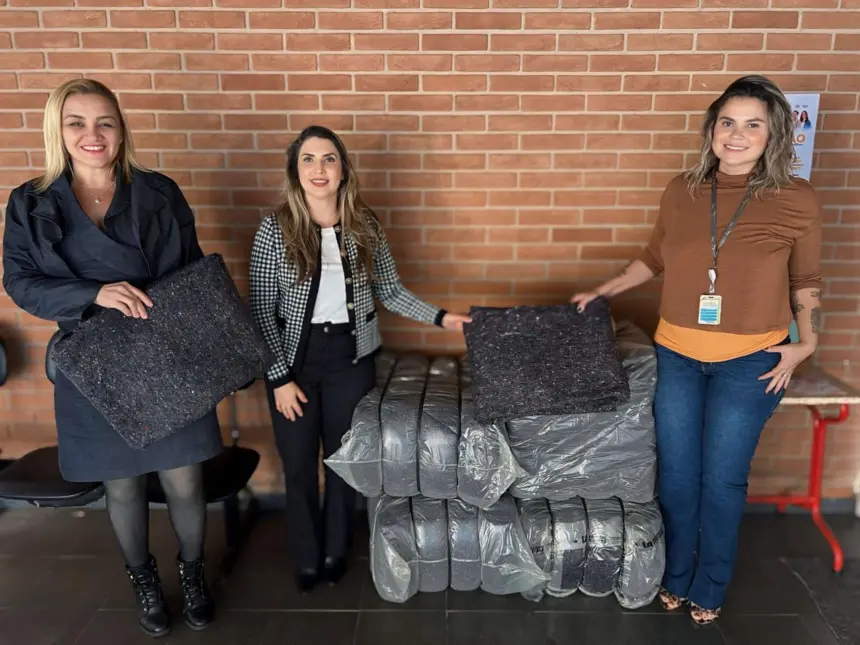 Campanha do Agasalho 2024 recebe doação de cobertores