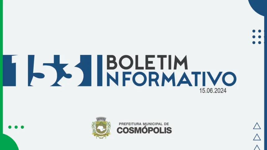 Boletim 153 I Prefeitura de Cosmópolis