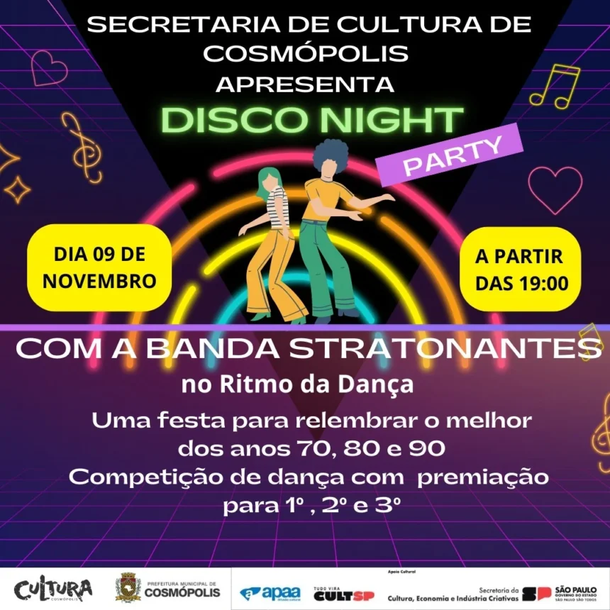 Disco Night – O melhor dos anos 70, 80 e 90