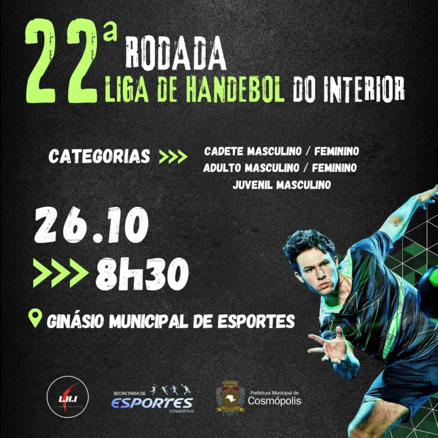 22ª Rodada Liga de Handebol do Interior