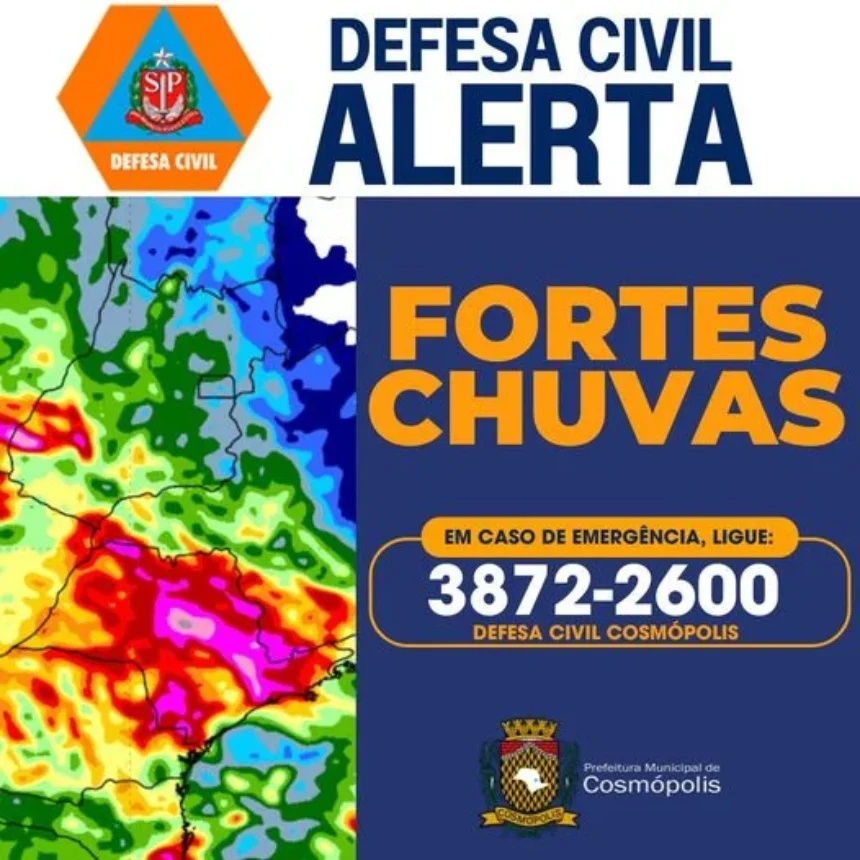 AVISO DE RISCO METEOROLÓGICO