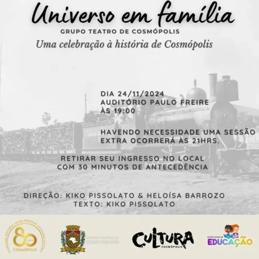 Universo em Família – Grupo Teatro de Cosmópolis