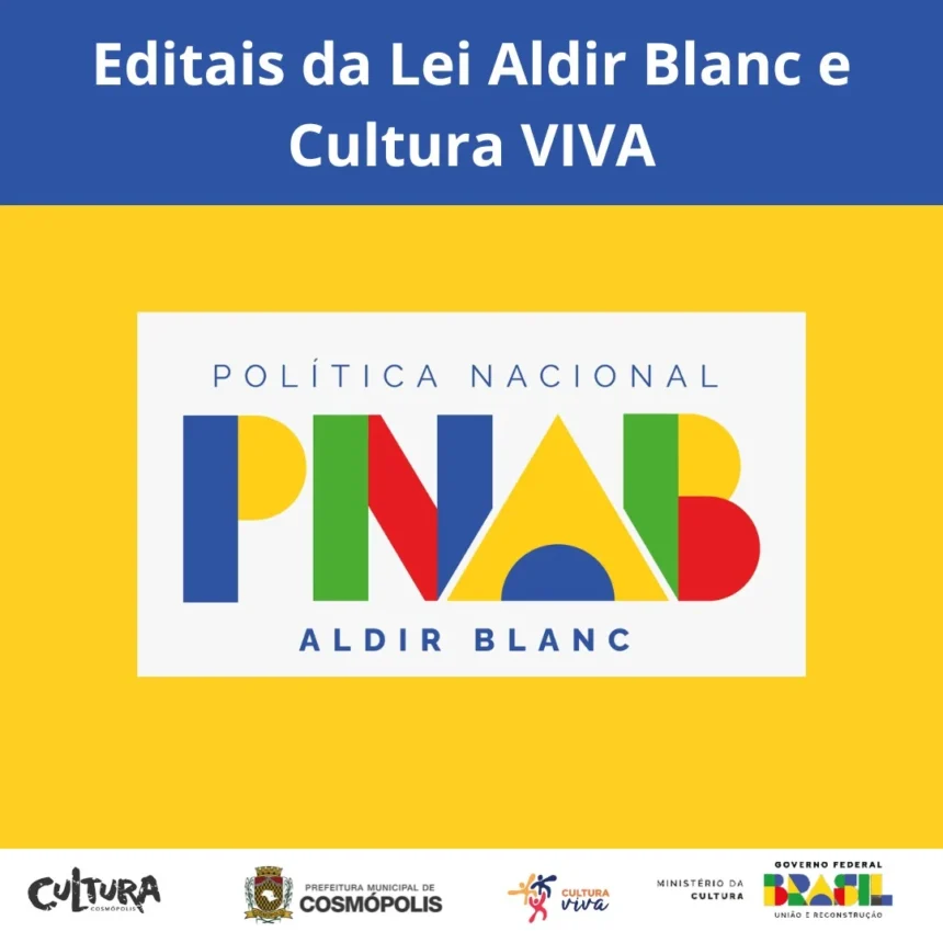 Editais da Lei Aldir Blanc PNAB