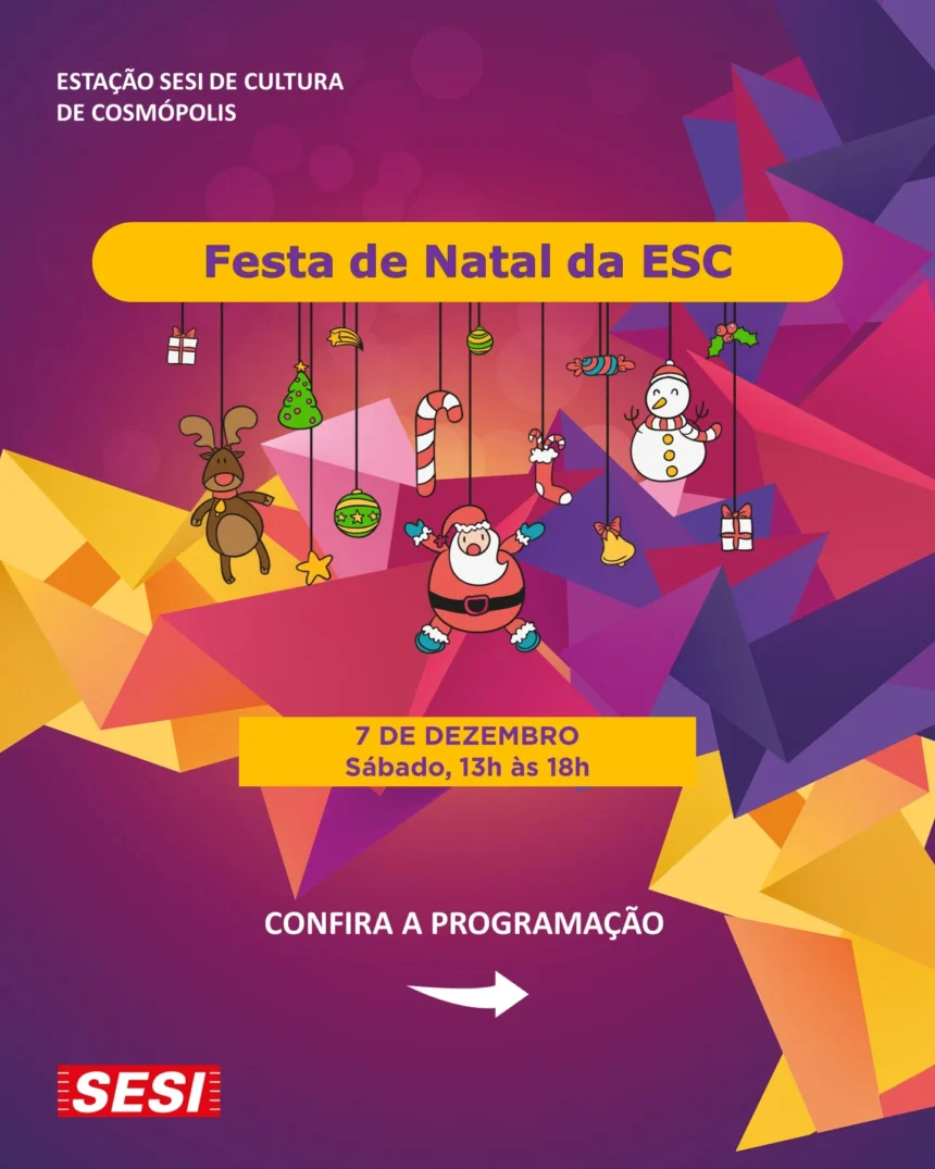 Festa de natal da ESC