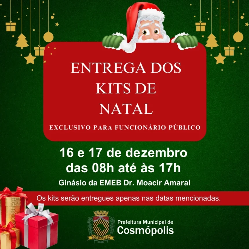 Entrega dos Kits de Natal