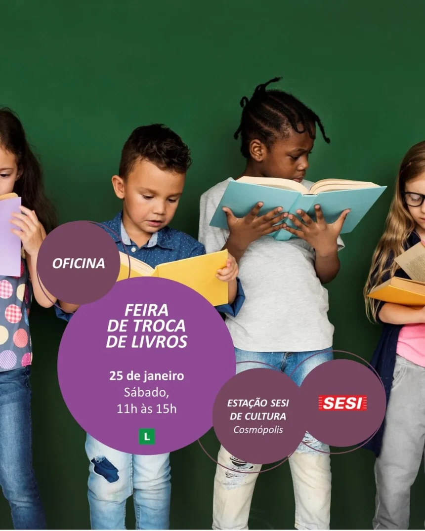 Feira de Troca de Livros do SESI Cosmópolis!