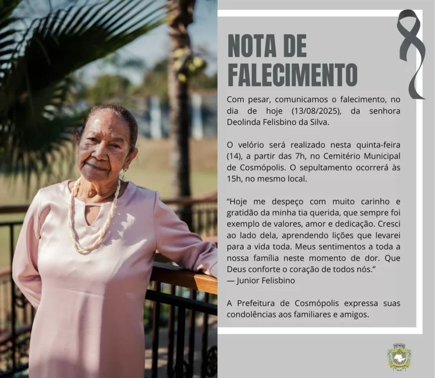 Nota de Falecimento