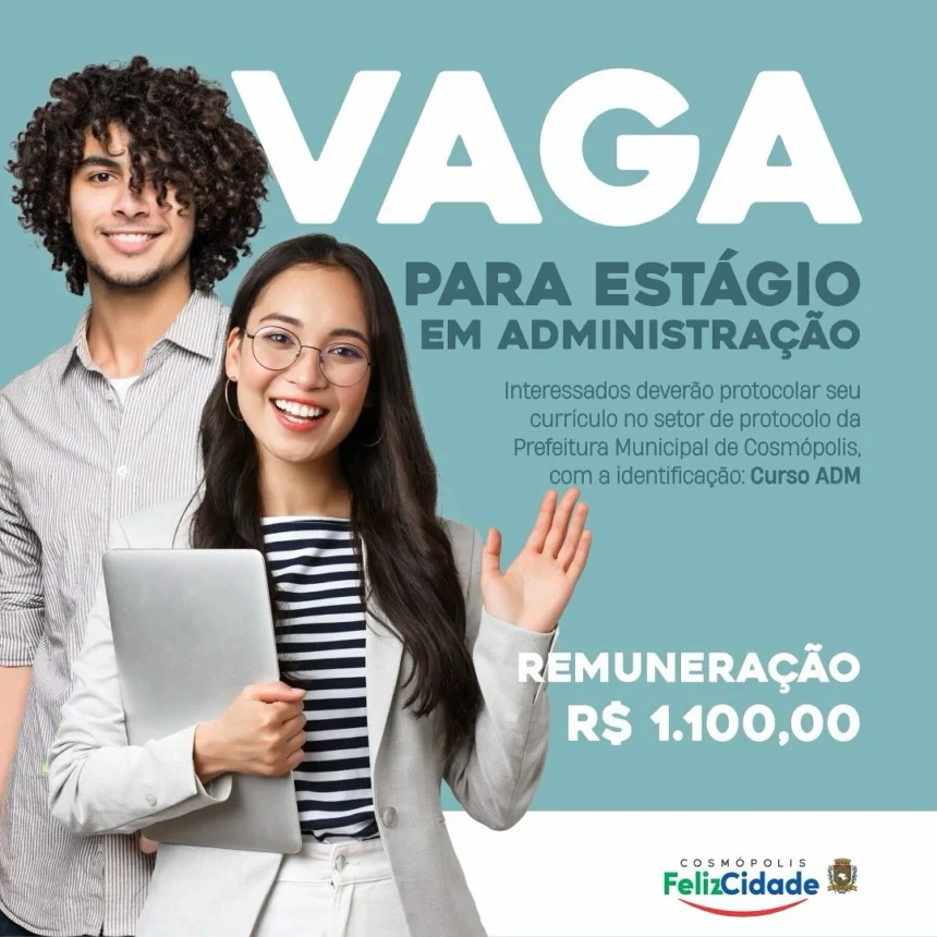 Oportunidade de estágio!