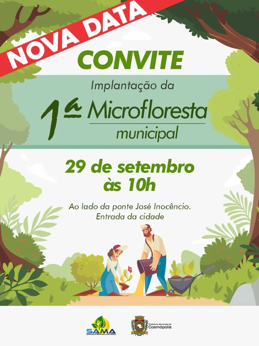 Convite- 1ª Microfloresta Municipal