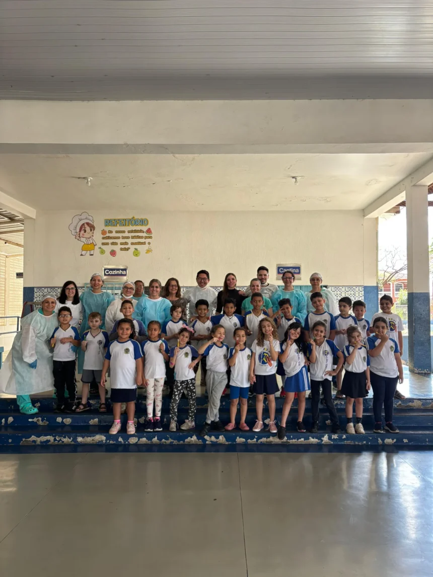 Ação de saúde bucal nas escolas municipais!
