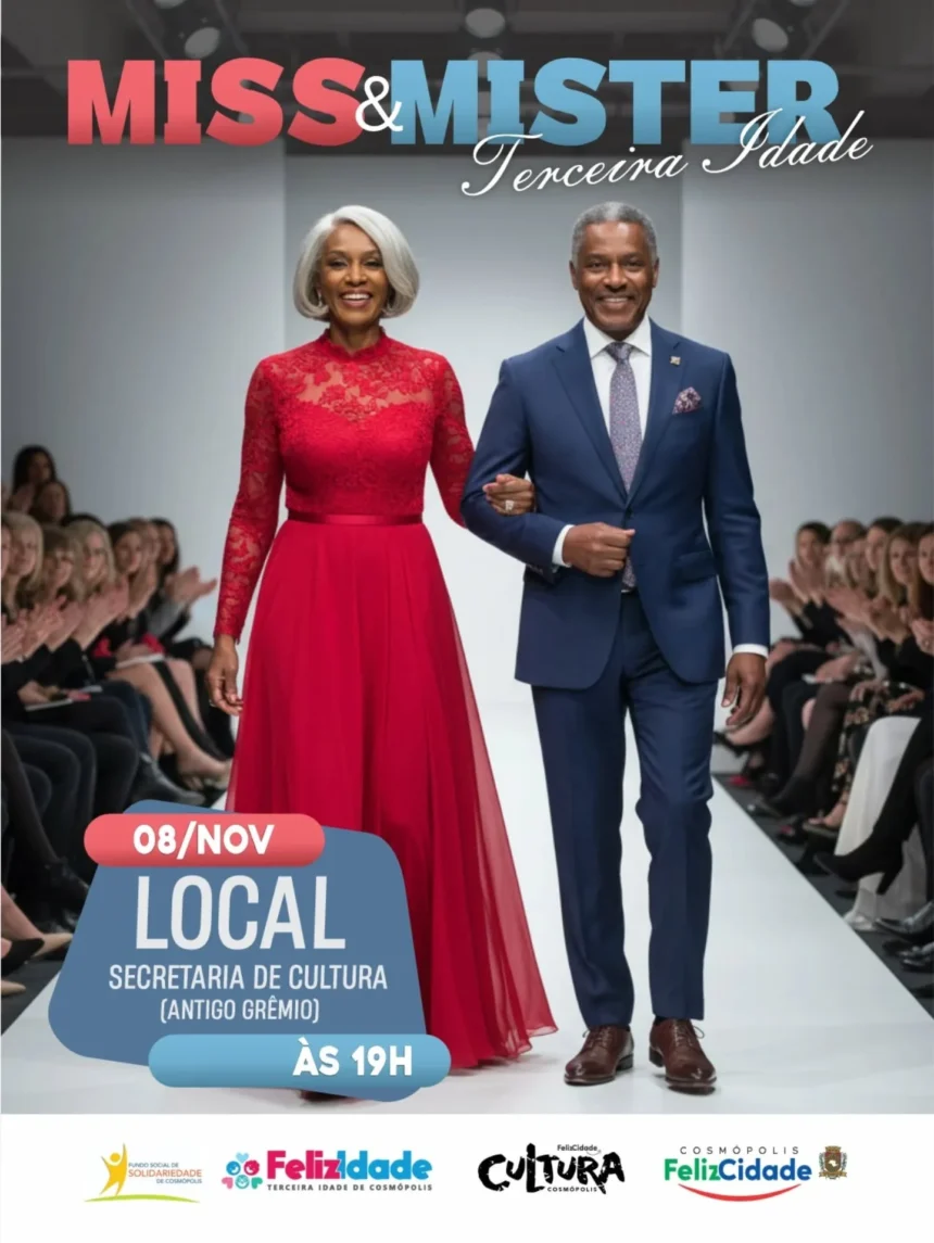 Concurso Miss e Mister Terceira Idade 2025