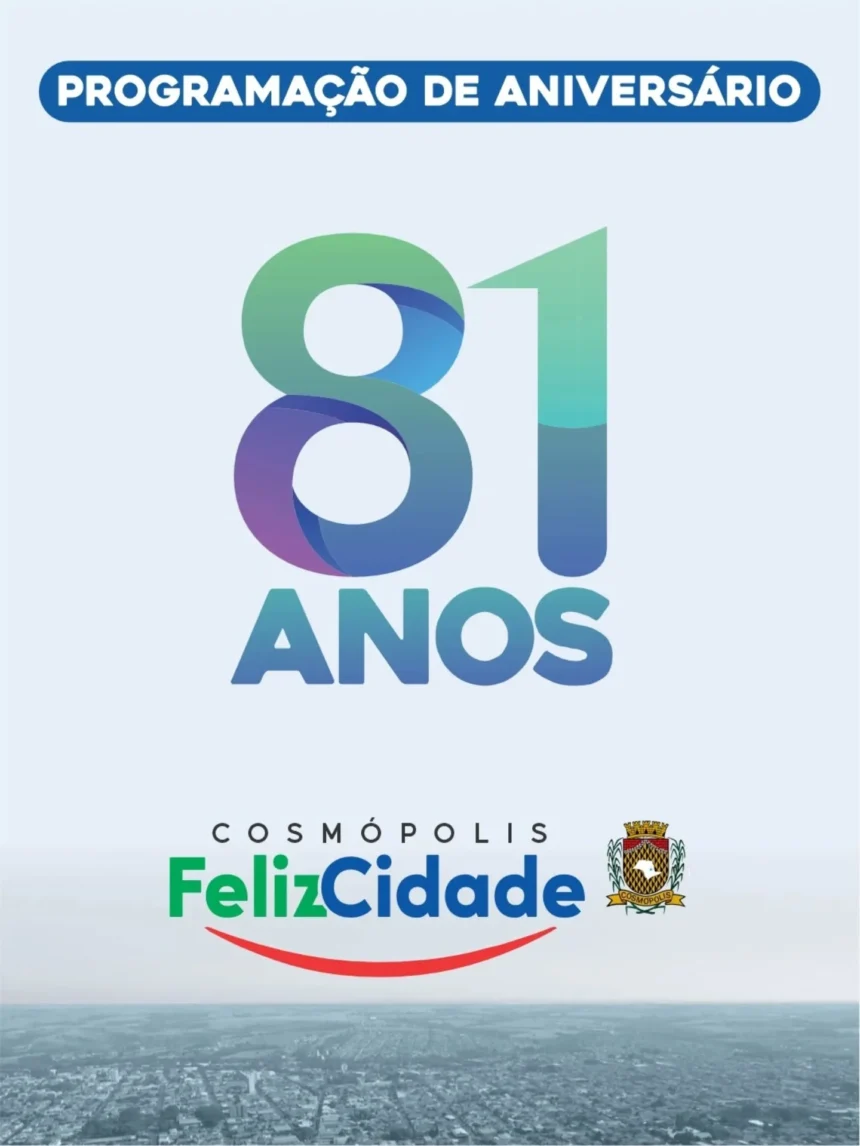 Confira a programação completa de aniversário