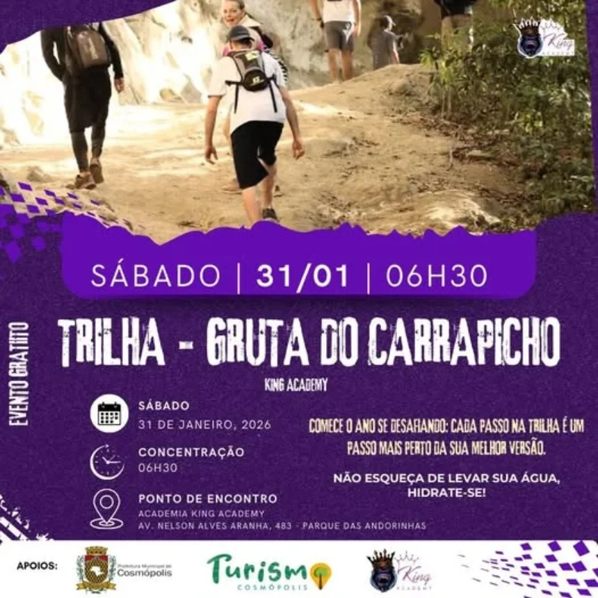 TRILHA – GRUTA DO CARRAPICHO