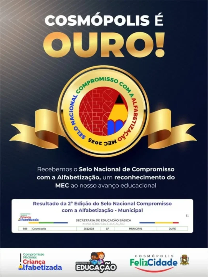 Cosmópolis é ouro!