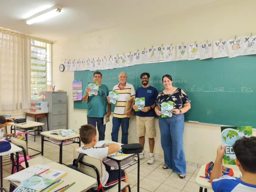 Revista de educação ambiental começa a ser distribuída nas escolas da rede municipal de Cosmópolis