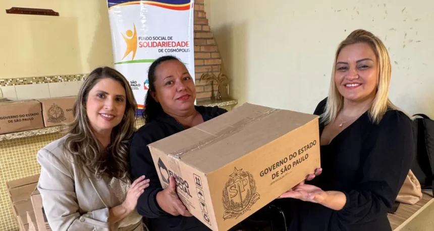 Cosmópolis recebe 225 cestas básicas do Fundo Social de Solidariedade do Estado de São Paulo